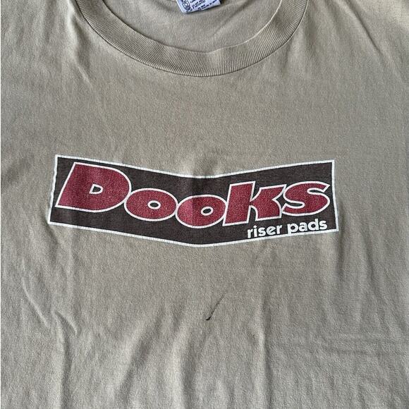 Vintage Dooks Riser Pads Skateboard Shirt Y2K Shortys Men’s XL - Picture 2 of 4